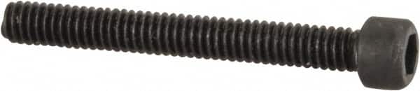 Value Collection - #1-72 UNF Hex Socket Drive, Socket Cap Screw - Alloy Steel, Black Oxide Finish, Fully Threaded, 5/8" Length Under Head - Exact Tooling