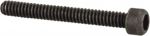 Value Collection - #2-64 UNF Hex Socket Drive, Socket Cap Screw - Alloy Steel, Black Oxide Finish, Fully Threaded, 5/8" Length Under Head - Exact Tooling