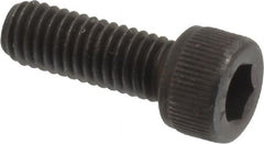 Value Collection - #10-32 UNF Hex Socket Drive, Socket Cap Screw - Alloy Steel, Black Oxide Finish, Fully Threaded, 9/16" Length Under Head - Exact Tooling