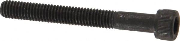 Value Collection - #10-32 UNF Hex Socket Drive, Socket Cap Screw - Alloy Steel, Black Oxide Finish, Partially Threaded, 1-5/8" Length Under Head - Exact Tooling