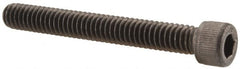 Value Collection - #12-24 UNC Hex Socket Drive, Socket Cap Screw - Alloy Steel, Black Oxide Finish, Partially Threaded, 1-3/4" Length Under Head - Exact Tooling
