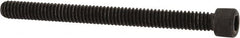 Value Collection - #12-24 UNC Hex Socket Drive, Socket Cap Screw - Alloy Steel, Black Oxide Finish, Partially Threaded, 2-1/2" Length Under Head - Exact Tooling