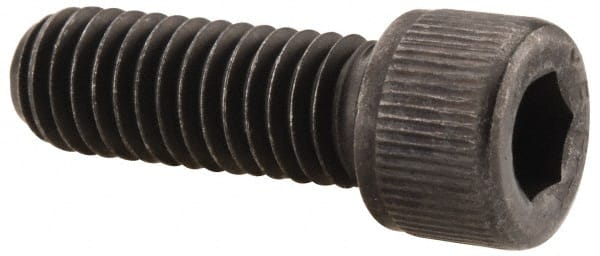 Value Collection - #12-28 UNF Hex Socket Drive, Socket Cap Screw - Alloy Steel, Black Oxide Finish, Fully Threaded, 5/8" Length Under Head - Exact Tooling
