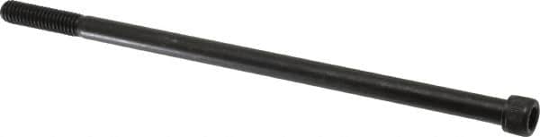 Value Collection - 5/16-18 UNC Hex Socket Drive, Socket Cap Screw - Alloy Steel, Black Oxide Finish, Partially Threaded, 7" Length Under Head - Exact Tooling