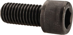 Value Collection - 3/8-24 UNF Hex Socket Drive, Socket Cap Screw - Alloy Steel, Black Oxide Finish, Fully Threaded, 1-1/8" Length Under Head - Exact Tooling