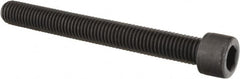 Value Collection - 9/16-12 UNC Hex Socket Drive, Socket Cap Screw - Alloy Steel, Black Oxide Finish, Partially Threaded, 5" Length Under Head - Exact Tooling