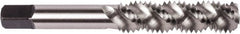 Union Butterfield - M3x0.50 Metric Coarse 2 Flute 6H Bottoming Spiral Flute Tap - High Speed Steel, Bright Finish, 1-15/16" OAL, Right Hand Flute, Right Hand Thread, D3, Series 1788M - Exact Tooling
