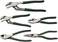 SK - 5 Piece Plier Set - Comes in Kit Roll - Exact Tooling