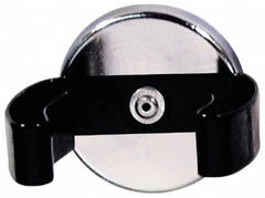 Mag-Mate - 7 Lb Max Pull Force, 1-1/8" Overall Height, 1.24" Diam, Ceramic Cup Magnet - Clamp Style, 5/8" Clamp Opening, Chrome Plated - Exact Tooling