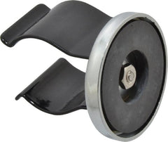 Mag-Mate - 19 Lb Max Pull Force, 2-3/16" Overall Height, 2.03" Diam, Ceramic Cup Magnet - Clamp Style, 1-7/8" Clamp Opening, Chrome Plated - Exact Tooling