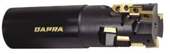 Dapra - 1/2" Cut Diam, 0.35" Max Depth, 5/8" Shank Diam, Weldon Shank, 2-3/4" OAL Indexable Square-Shoulder End Mill - Exact Tooling