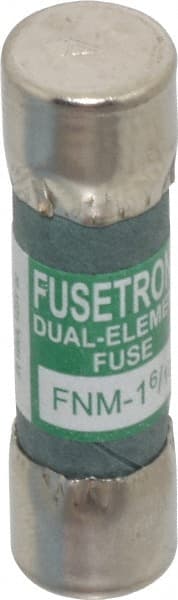Cooper Bussmann - 250 VAC, 1.6 Amp, Time Delay General Purpose Fuse - Fuse Holder Mount, 1-1/2" OAL, 10 at 125 V kA Rating, 13/32" Diam - Exact Tooling