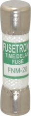 Cooper Bussmann - 250 VAC, 20 Amp, Time Delay General Purpose Fuse - Fuse Holder Mount, 1-1/2" OAL, 10 at AC kA Rating, 13/32" Diam - Exact Tooling