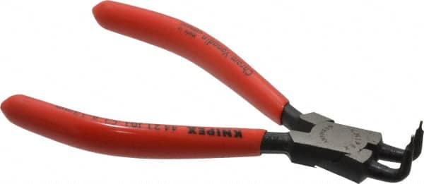 Knipex - Internal Retaining Ring Pliers - 5" OAL, Bent Nose - Exact Tooling
