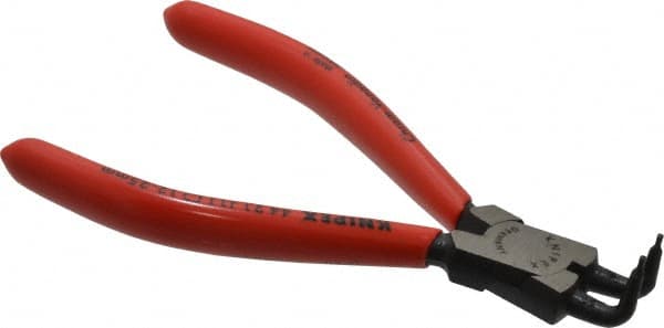 Knipex - Internal Retaining Ring Pliers - 5" OAL, Bent Nose - Exact Tooling