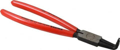 Knipex - Internal Retaining Ring Pliers - 8-1/2" OAL, Bent Nose - Exact Tooling