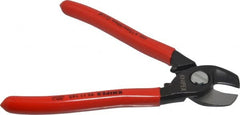Knipex - 6-1/2" OAL, 12 AWG Capacity, Cable Cutter - Ergo Dual Component Handle - Exact Tooling