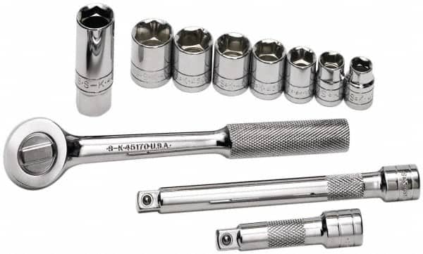 SK - 11 Piece 3/8" Drive Socket Set - Exact Tooling