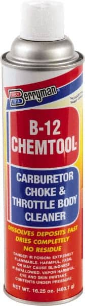 Berryman Products - Acetone Carburetor & Parts Cleaner - 16.25 oz Aerosol Can - Exact Tooling