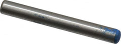 Metric Blue - 6mm Diam x 50mm Pin Length Alloy Steel Pull Out Dowel Pin - 1 Beveled & 1 Threaded End - Exact Tooling