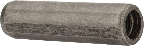 Metric Blue - 8mm Diam x 30mm Pin Length Alloy Steel Pull Out Dowel Pin - 1 Beveled & 1 Threaded End - Exact Tooling