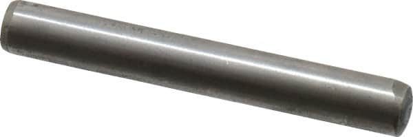 Metric Blue - 8mm Diam x 60mm Pin Length Alloy Steel Pull Out Dowel Pin - 1 Beveled & 1 Threaded End - Exact Tooling