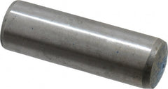 Metric Blue - 16mm Diam x 50mm Pin Length Alloy Steel Pull Out Dowel Pin - 1 Beveled & 1 Threaded End - Exact Tooling