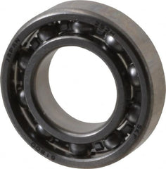 SKF - 10mm Bore Diam, 19mm OD, Open Thin Section Radial Ball Bearing - 5mm Wide, 1 Row, Round Bore, 132 Lb Static Capacity, 310 Lb Dynamic Capacity - Exact Tooling