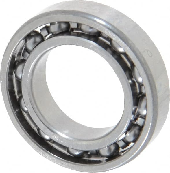 SKF - 12mm Bore Diam, 21mm OD, Open Thin Section Radial Ball Bearing - 5mm Wide, 1 Row, Round Bore, 151 Lb Static Capacity, 321 Lb Dynamic Capacity - Exact Tooling