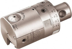 Seco - 43mm Body Diam, Manual Single Cutter Boring Head - 50mm to 65mm Bore Diam - Exact Tooling
