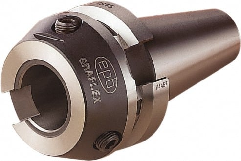 Seco - Graflex 4 System Size, BT40 Taper, Modular Tool Holding System Adapter - 1.771" Projection, 2.48" Body Diam, 4.346" OAL, Through Coolant - Exact Tooling