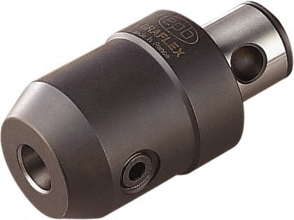 Seco - Graflex 5 Modular Connection 6mm Hole End Mill Holder/Adapter - 63/64" Nose Diam, 1.771" Projection, Through-Spindle Coolant - Exact Tooling