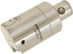 Seco - 35mm Body Diam, Manual Single Cutter Boring Head - 39mm to 51mm Bore Diam - Exact Tooling