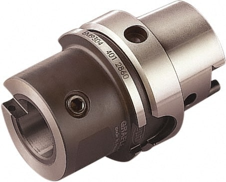 Seco - Graflex 5 System Size, HSK100A Taper, Modular Tool Holding System Adapter - 4.33" Projection, 6.299" OAL, Through Coolant - Exact Tooling