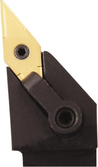 Seco - MVJN, Right Hand Cut, 93° Lead Angle, 1" Shank Height x 1" Shank Width, Negative Rake Indexable Turning Toolholder - 6" OAL, VNMG 432 Insert Compatibility, Series Multi-Directional Turning (MDT) - Exact Tooling