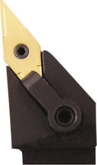 Seco - MVJN, Right Hand Cut, 93° Lead Angle, 1" Shank Height x 1" Shank Width, Negative Rake Indexable Turning Toolholder - 6" OAL, VNMG 432 Insert Compatibility, Series Multi-Directional Turning (MDT) - Exact Tooling