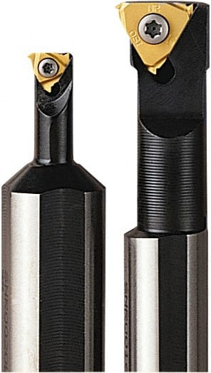 Seco - Internal Thread, Left Hand Cut, 16mm Shank Width x 14mm Shank Height Indexable Threading Toolholder - 125mm OAL, 11NL Insert Compatibility, SN Toolholder, Series Snap Tap - Exact Tooling