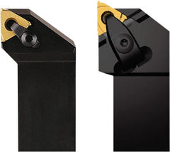 Seco - External Thread, Left Hand Cut, 32mm Shank Width x 32mm Shank Height Indexable Threading Toolholder - 170mm OAL, 27EL Insert Compatibility, CE Toolholder, Series Snap Tap - Exact Tooling