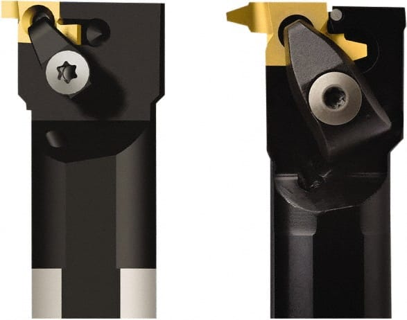 Seco - Internal Thread, Right Hand Cut, 38.5mm Shank Width x 37mm Shank Height Indexable Threading Toolholder - 300mm OAL, 26NR Insert Compatibility, CN Toolholder, Series Snap Tap - Exact Tooling