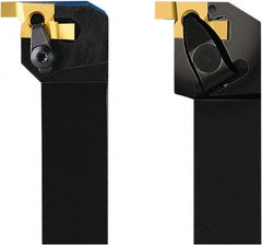 Seco - CEA, External, Right Hand, 0.15" Max Depth of Cut, 0.15 to 0.157" Groove Width, Indexable Grooving Tool Holder - 14EAR Insert Compatibility, 1" Shank Height, 1" Shank Width, 6" OAL - Exact Tooling