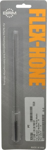 Brush Research Mfg. - 0.217" Bore Diam, 120 Grit, Silicon Carbide Flexible Hone - Fine, 8" OAL - Exact Tooling