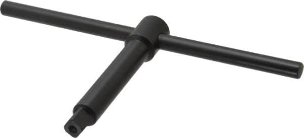 Gibraltar - 8" Chuck Diam Compatibility, Lathe Chuck Key - Compatible with 4-Jaw Chucks, Self Ejecting, 3.35" Body Length, 0.393" Actual Key Square Size - Exact Tooling