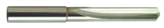 5.8mm Dia. - Carbide Straight Flute 4XD Drill-120Â° Point-Coolant-Bright - Exact Tooling