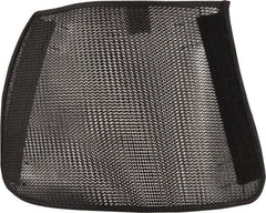 Ansell - Size Universal, Black Cane Mesh Chemical & Puncture Resistant Sleeve - 9" Long Sleeve, Cut Resistance Level 3, Elastic Opening at Both Ends - Exact Tooling