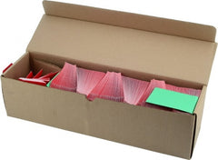 NMC - 2-1/8" High x 4-1/4" Long, Safety & Facility Blank Tag - 1 Side, Red Cardstock - Exact Tooling