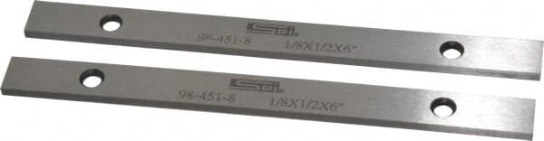 SPI - 6" Long x 1/2" High x 1/8" Thick, Steel Parallel - Sold as Matched Pair - Exact Tooling