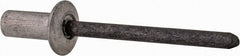 RivetKing - Size 53 Dome Head Aluminum Closed End Sealing Blind Rivet - Steel Mandrel, 0.188" to 1/4" Grip, 3/8" Head Diam, 0.192" to 0.196" Hole Diam, 0.531" Length Under Head, 3/16" Body Diam - Exact Tooling