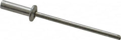 RivetKing - Size 44 Dome Head Aluminum Closed End Sealing Blind Rivet - Aluminum Mandrel, 0.188" to 1/4" Grip, 1/4" Head Diam, 0.129" to 0.133" Hole Diam, 0.485" Length Under Head, 1/8" Body Diam - Exact Tooling