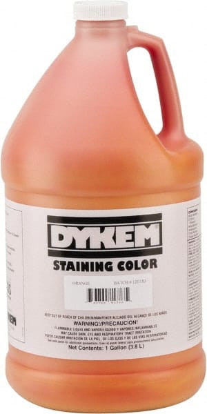 Dykem - 1 Gallon Orange Staining Color - Bottle - Exact Tooling