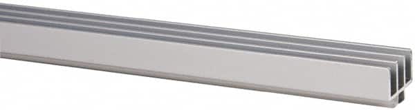 80/20 Inc. - 1 Panel, 0 to 48" Wide Door, Clear Anodized Aluminum Door Slide Track - 0.275" Door Thickness - Exact Tooling
